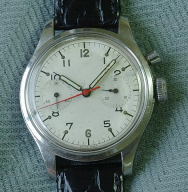 Vintage Rodania RCAF Military one button Chronograph